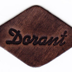 Dunkle Lederpatch