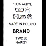 Care label with own branding