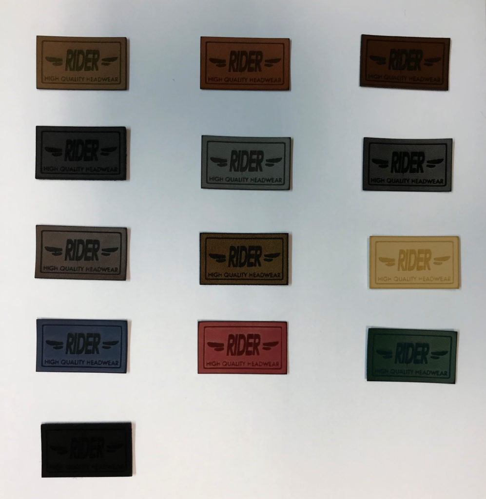 Leather patches - colours