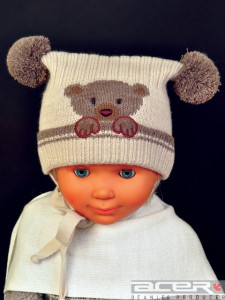 Teddy beanie for boy