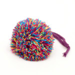 Multicolour pompom