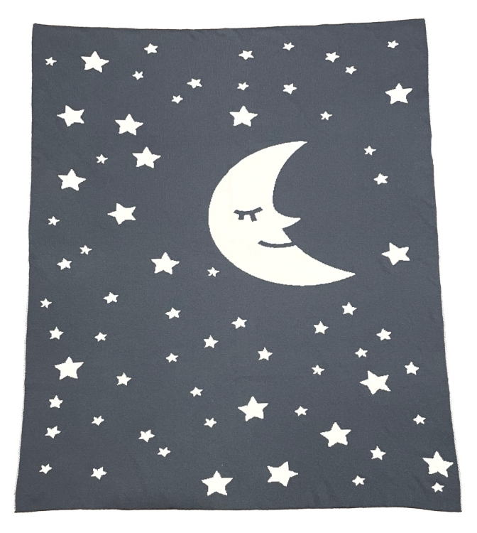 Jacquard blanket - moonlit night